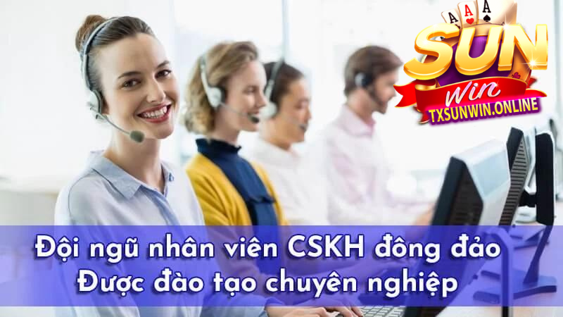 Đội ngũ nhân viên tài xỉu Sunwin chuyên nghiệp